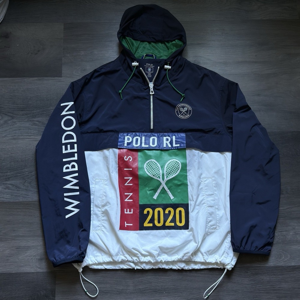RARE Polo Ralph Lauren Wimbledon Tennis 2020 Jacket Mens XL Water Repellent